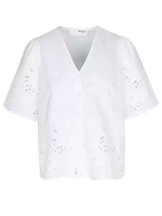 SELECTED FEMME | Blouse SLFDAHLIA BRODERI | weiss